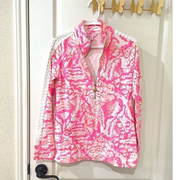 Lilly Pulitzer Womens Skipper Printed Popover size XS - Picture 1 of 8